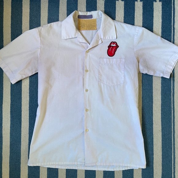 ROLLING STONES Vintage Work Shirt - Picture 1 of 3